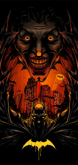 Batman Stands Vigilant In The Darkness Of Long