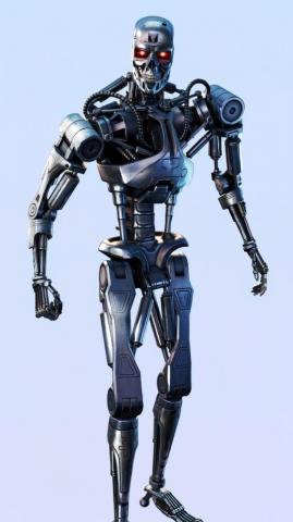 Terminator T Fortnite Outfit Skin Wallpaper 4k