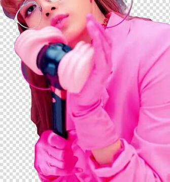Blackpink Ddu Du Woman Holding Toy Transparent Background