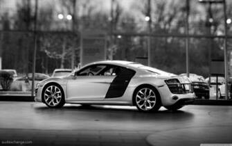 Silver Audi R8 V10 Fsi Coupe 4k HD Desktop Wallpaper