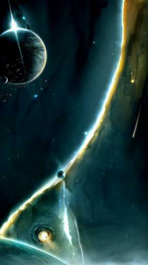 6s Plus HD Cosmos Planet iPhone Wallpaper