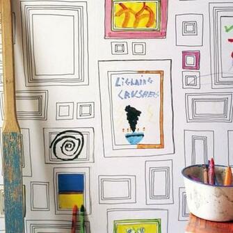Graham And Brown Frames Wallpaper Grasscloth