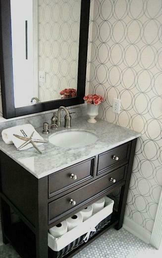 Graham Brown Darcy White Silver Wallpaper Carrara Marble