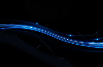 Black And Blue Tech Wallpaper