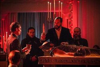 Vandal Savage Carter Hall Hawkman Blood Sacrifice Drinking Scene
