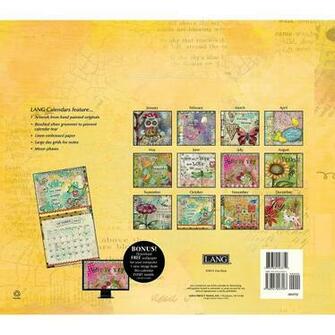 Artists Folk Art Lisa Kaus Color My World Wall Calendar