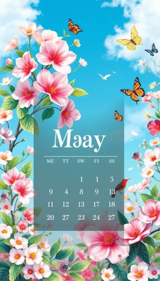 May Calendar Wallpaper