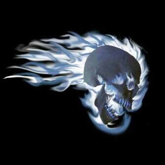 Flaming Skull