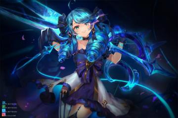 HD Wallpaper Anime Girls League Of Legends Gwen