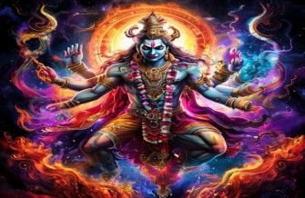 Angry Vishnu Wallpaper