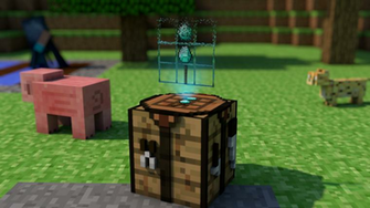 Crafting A Diamond Sword Minecraft Wallpaper By Micdoes On