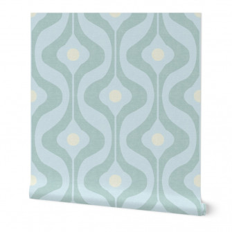 Blue Geometric Wallpaper