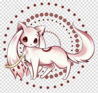Kyubey Homura Akemi Artist Chibi Transparent Background Png