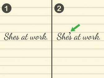Use Apostrophes With Examples Wikihow