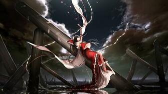 Reimu Hakurei Background Id HD 1080p For Desktop