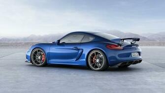 Porsche Cayman Gt4 Wallpaper X Blue Color Rear