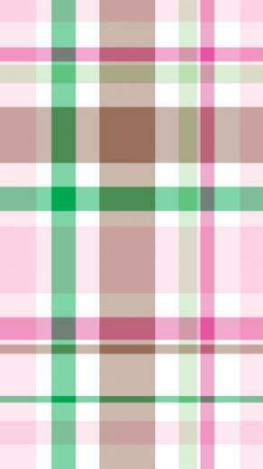 iPhone Wallpaper Pink And Green Preppy Plaid Pattern