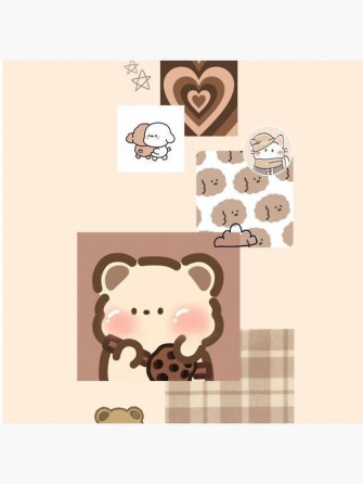 Cute Brown Bear Aesthetic Diririna