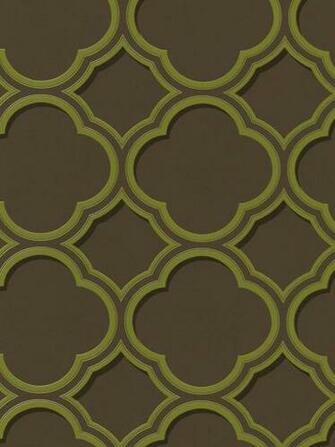 Interior Place Brown Lattice Ff92107 Wallpaper