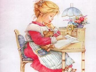 Vintage Childrens Wallpaper HD Pretty