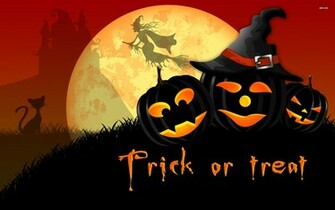 Trick Or Treat Wallpaper Holiday
