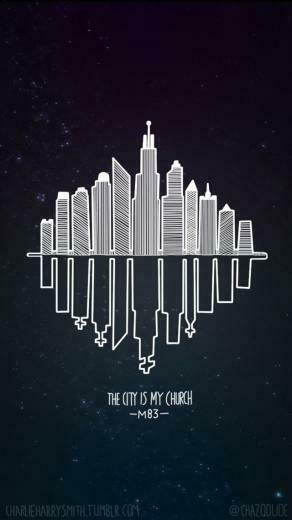 Retina M83 City Is My Church Background Dark By Chazodude On