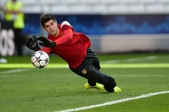Wallpaper Thibaut Courtois Goalkeeper Atletico De Madrid Training