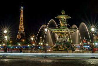 Monuments Night Panorama Panoramic Paris Urban Temples Wallpaper