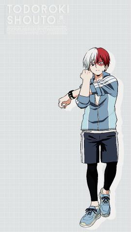 Kyoka Izumi Todoroki Shouto Phone Wallpaper