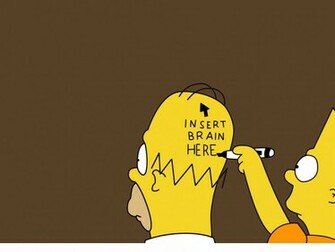 Funny Simpsons Desktop Background