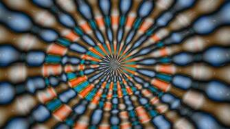 Wallpaper Abstract Colorful Optical Illusion