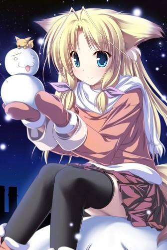 Christmas Anime Wallpaper iPhone Kawaii