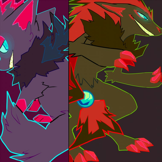 Zorua Zoroark By Skullcaps