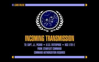 Lcars Incoming Transmission By Futurephonic