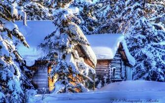 Resort Winter Snow Seasons HDr White Sunlight Wallpaper Background
