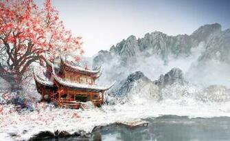 Japanese Temple Wallpaper