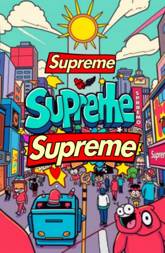 Supreme Cartoon Wallpaper