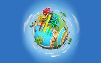 3d Earth HD Desktop Wallpaper