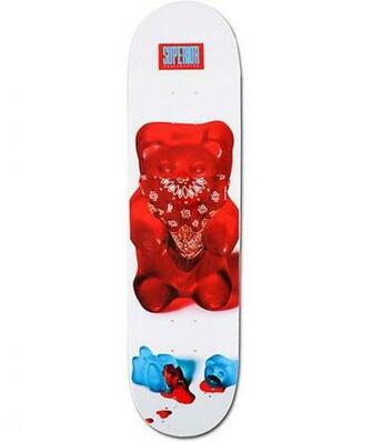 Superior Skateboards Thuggy Bear Skateboard Deck Jpg