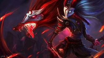 Blood Moon Skin Fanart HD Wallpaper Background