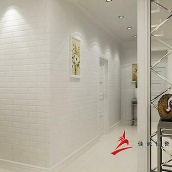 White Brick Wallpaper For Walls Rustic Tv Background 3d