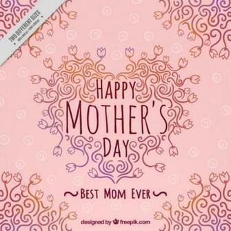 Best Mom Ever Background Vector