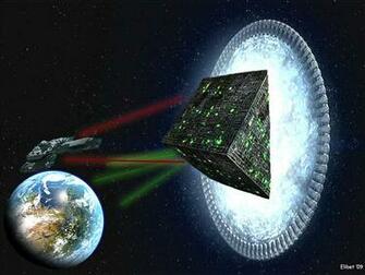Borg Cube Wallpaper