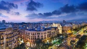 Wallpaper City Spain Barcelona HD Desktop