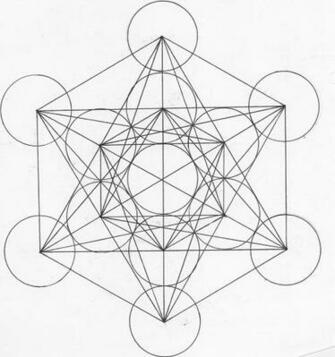 Metatron S Cube And Fruit Of Life By Pepperdeath