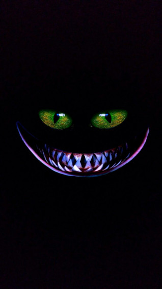 iPhone Vertical Wallpaper Green Eyes Toothy Grin Planos De