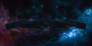 Ronan S Ship The Dark Aster From Guardians Of Galaxy Desktop