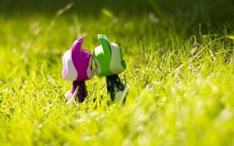 Cartoon Doll Scene Desktop Wallpaper