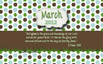 March Computer iPad iPhone Background Image