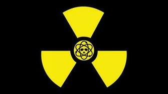 Yellow Symbol Radioactive Radiation Simple Wallpaper